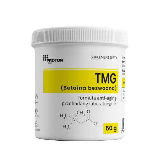 Miniaturka artykułu - Proton Labs TMG Betaina 99% czysty proszek, 50 g