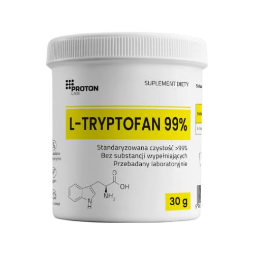 Miniaturka artykułu - Proton Labs L-Tryptofan 99%, 30 g