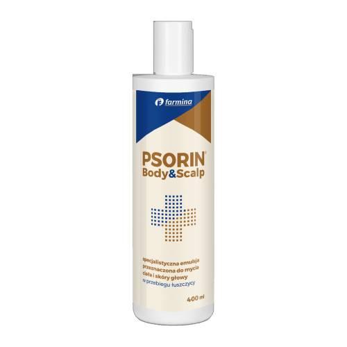 Miniaturka artykułu - Psorin Body&Scalp Emulsja myjąca do ciała, 400 ml