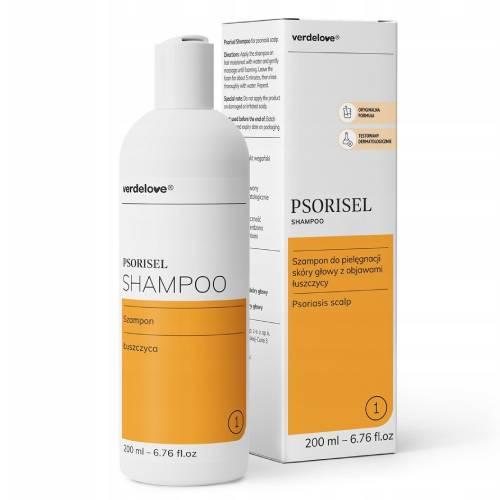 Miniaturka artykułu - PSORISEL Szampon do pielęgnacji sk&oacute;ry głowy u os&oacute;b z objawami łuszczycy, 200ml