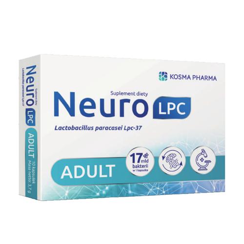 Miniaturka artykułu - NeuroLPC Adult Psychobiotyk, 20 kaps.