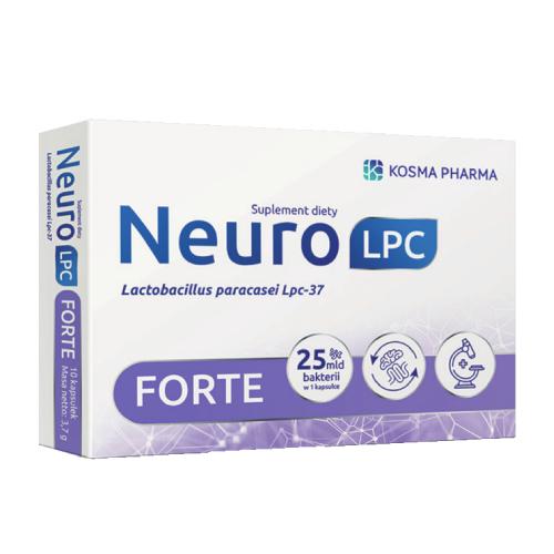 Miniaturka artykułu - NeuroLPC Forte Psychobiotyk, 20 kaps.