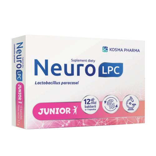 Miniaturka artykułu - NeuroLPC Junior Psychobiotyk dla dzieci, 20 kaps.