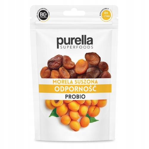 Miniaturka artykułu - Purella Morela suszona Odporność Probio, 100 g
