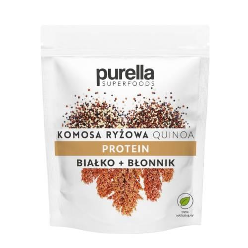 Miniaturka artykułu - Purella Superfoods Komosa Ryżowa Quinoa Protein Białko + Błonnik, 180 g