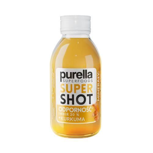 Miniaturka artykułu - PURELLA SuperShot Odporność imbir + kurkuma, 100 ml USZKODZONA ETYKIETA