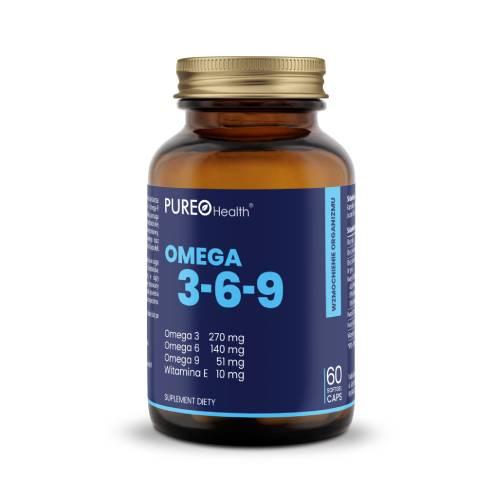 Miniaturka artykułu - Pureo Health Omega 3-6-9, 60 kaps.