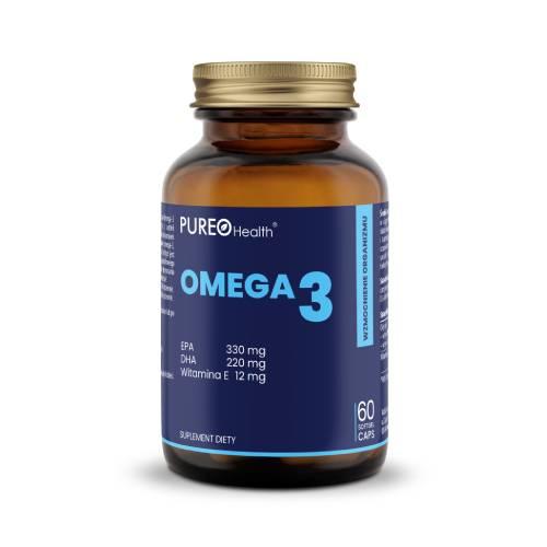 Miniaturka artykułu - Pureo Health Omega 3, 60 kaps.