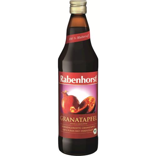 Miniaturka artykułu - RABENHORST Sok z granatu 100% Bio, 750ml