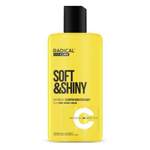 Miniaturka artykułu - Farmona Radical Hair Clinic Soft&Shiny Witaminowy Szampon nabłyszczający, 300 ml