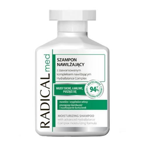 Miniaturka artykułu - Radical Med Szampon nawilżający do włos&oacute;w suchych, łamliwych, puszących się, 300 ml