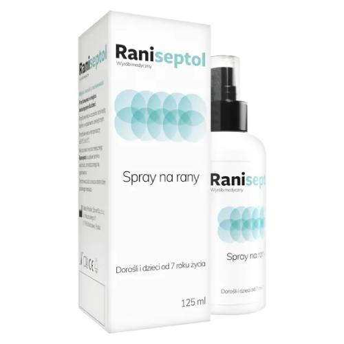 Miniaturka artykułu - Raniseptol spray na rany - 125 ml