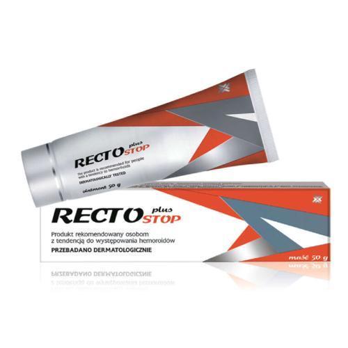 Rectostop plus maść, 50g USZKODOZNE TEKTUROWE OPAKOWANIE