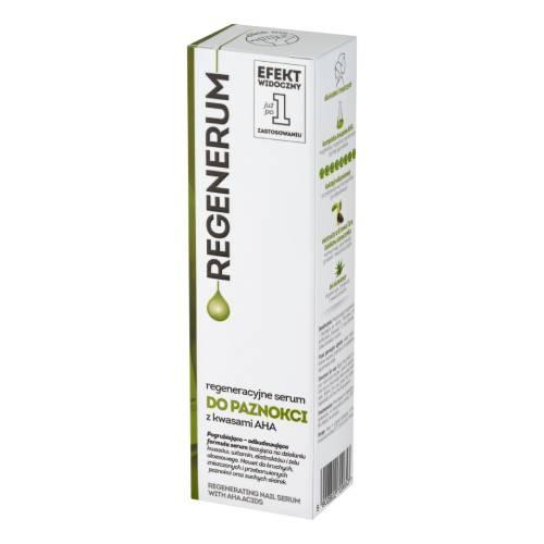 Miniaturka artykułu - Regenerum Regeneracyjne serum do paznokci z kwasami AHA, 4 ml