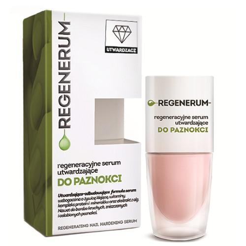 Miniaturka artykułu - REGENERUM Utwardzające serum do paznokci, 8ml USZKODZONE TEKTUROWE OPAKOWANIE
