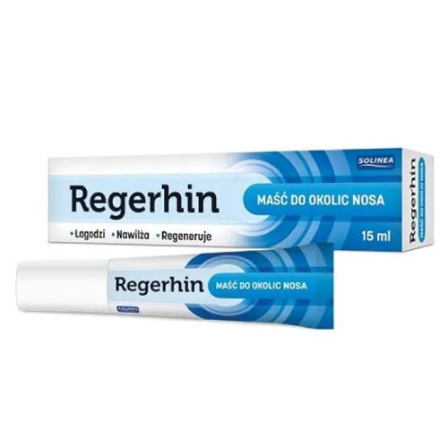 Miniaturka artykułu - REGERHIN Maść do okolic nosa, 15ml