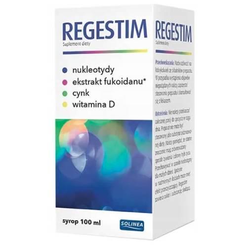Miniaturka artykułu - Regestim syrop, 100ml nukleotydy cynk 