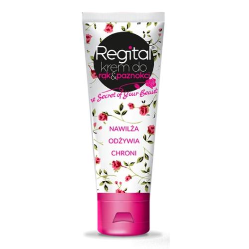 Miniaturka artykułu - REGITAL Krem do rąk i paznokci z olejkiem rycynowym i witaminą E, 40 ml
