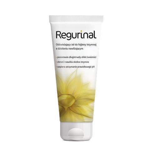 Miniaturka artykułu - Regurinal Odświeżający żel do higieny intymnej, 180ml KR&Oacute;TKA DATA 31.07.2026
