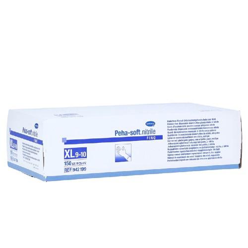 Miniaturka artykułu - Rękawice PEHA-SOFT diagnostyczne nitrile fino XL, 150szt.