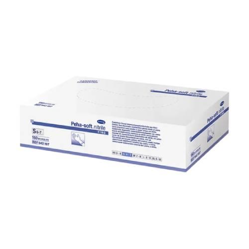 Miniaturka artykułu - Rekawice PEHA-SOFT Nitrile niejałowe, niepudrowane S - 150 sztuk 