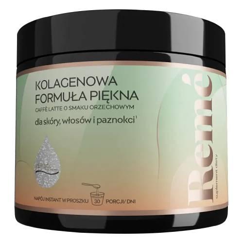 Miniaturka artykułu - REME Kolagenowa Formuła Piękna Caffe Latte o smaku orzechowym, 150g