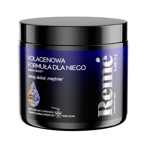 Miniaturka artykułu - REME Men Kolagenowa Formuła Dla Niego Czarna porzeczka, 150 g