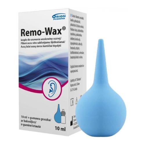 Miniaturka artykułu - Remo-Wax Krople do usuwania woskowiny usznej, 10 ml