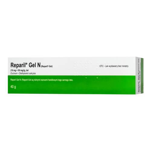 Reparil Gel N Żel 10 mg + 50 mg, 40 g (Delfarma) - na stłuczenia i urazy staw&oacute;w