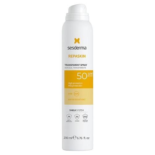 Miniaturka artykułu - Sesderma Repaskin Fotoprotektor słoneczny SPF50, 200 ml