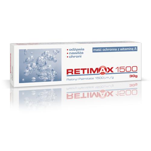Miniaturka artykułu - Retimax 1500 Maść ochronna z witaminą A, 30 g
