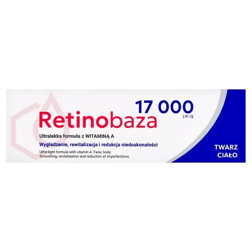 Miniaturka artykułu - Retinobaza 17000 Krem z witaminą A, 30g