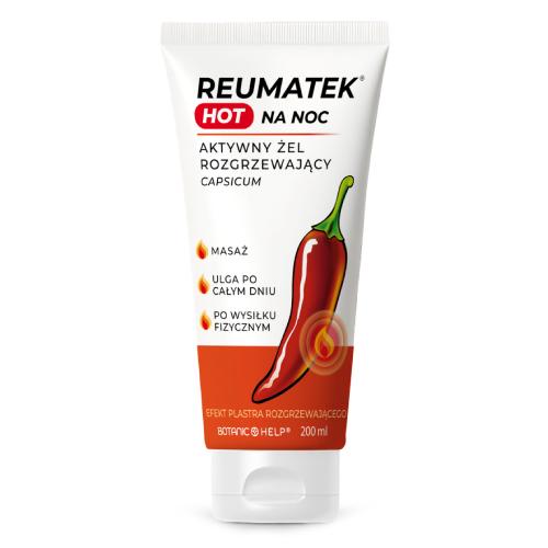 Miniaturka artykułu - Reumatek HOT Aktywny żel rozgrzewający na noc, 200 ml