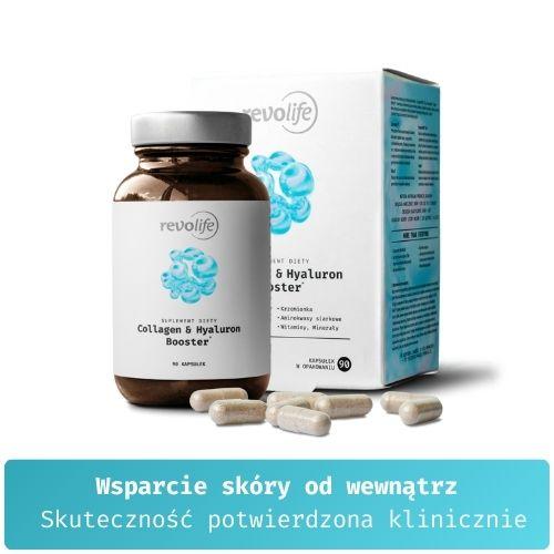 Miniaturka artykułu - Revolife Collagen & Hyaluron Booster, 90 kapsułek
