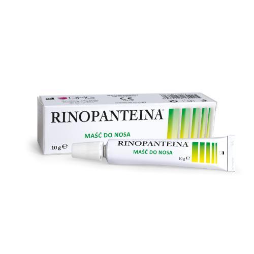 Miniaturka artykułu - Rinopanteina maść do nosa, 10 g USZKODZONE OPAKOWANIE TEKTUROWE