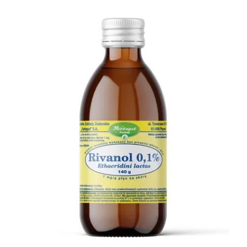 Miniaturka artykułu - RIVANOL 0,1% roztw&oacute;r, 140 g