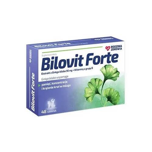 Miniaturka artykułu - Rodzina Zdrowia Bilovit Forte, 48 tabl.