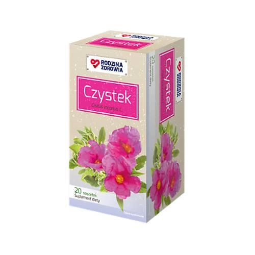 Miniaturka artykułu - Rodzina Zdrowia Czystek, 20 sasz. x 1,3 g