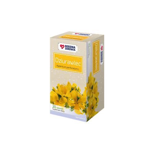 Miniaturka artykułu - Rodzina Zdrowia Dziurawiec, 20 sasz. x 1,5 g