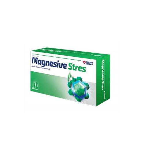 Miniaturka artykułu - Rodzina Zdrowia Magnesive Stres, 60 tabletek