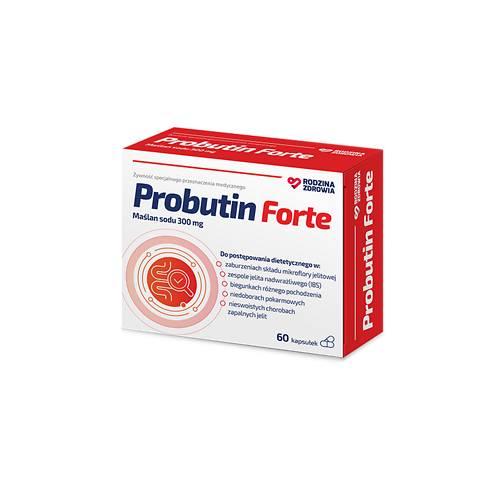 Miniaturka artykułu - Rodzina Zdrowia Probutin Forte, 60 kaps.