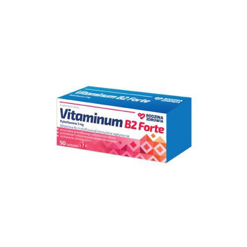 Miniaturka artykułu - Rodzina Zdrowia Vitaminum B2 Forte, 50 tabletek