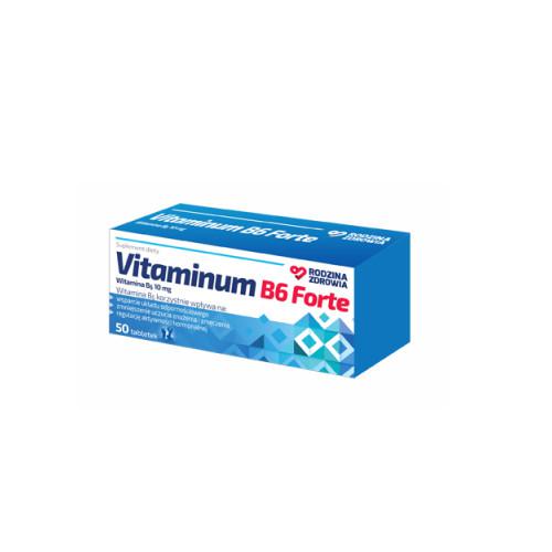 Miniaturka artykułu - Rodzina Zdrowia Vitaminum B6 Forte, 50 tabletek