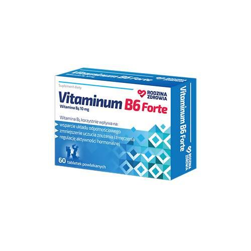 Miniaturka artykułu - Rodzina Zdrowia Vitaminum B6 Forte, 60 tabl.