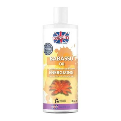 Miniaturka artykułu - Ronney Babassu Oil Energizing Therapy Odżywka energetyzująca do włosów farbowanych i matowych, 300 ml