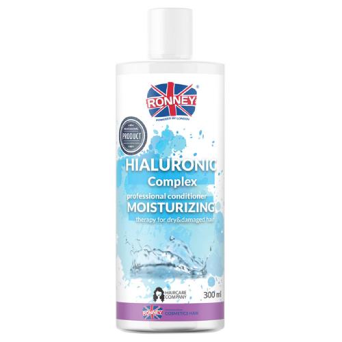Miniaturka artykułu - Ronney Hialuronic Complex Moisturizing Nawilżająca odżywka do włosów suchych i zniszczonych, 300 ml