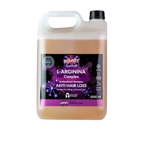 Miniaturka artykułu - RONNEY L-Arginina Complex Szampon przeciw wypadaniu włos&oacute;w z L-argininą, 5L