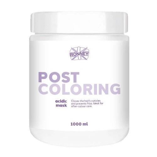 Miniaturka artykułu - Ronney Post Coloring Acidic Mask Maska do włosów zakwaszająca, 1000 ml