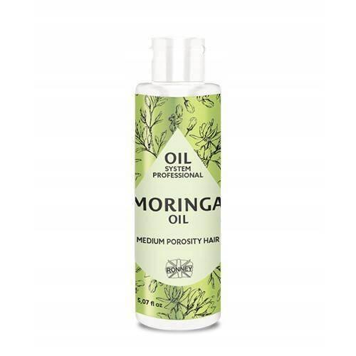 Miniaturka artykułu - RONNEY Oil System Professional Moringa Oil - Olej do włosów średnioporowatych, 150ml