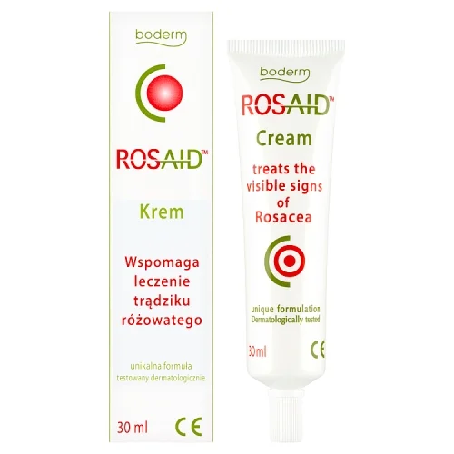 Miniaturka artykułu - Rosaid Nawilżający krem do twarzy na trądzik r&oacute;żowaty, 30 ml
